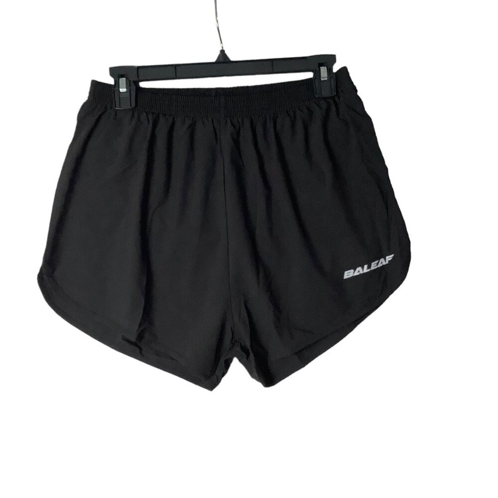 Baleaf Women Running Shorts Size‎ Small Black Polyester Elastane Blend